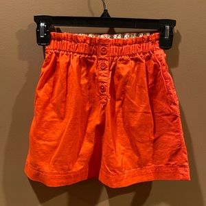 J Crew orange corduroy skirt.  Girls size 6/7.